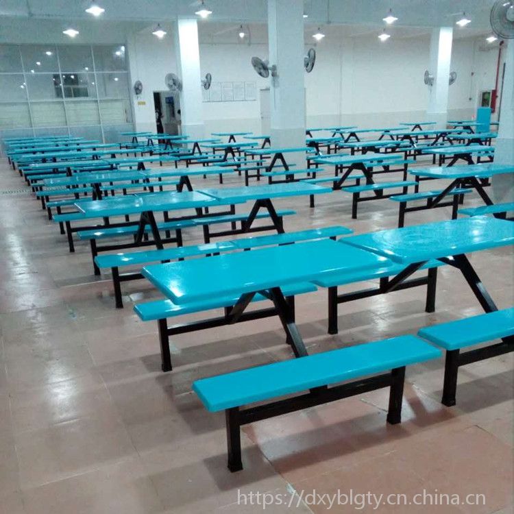 宝安快餐桌椅 四人餐桌 学校工厂食堂餐桌