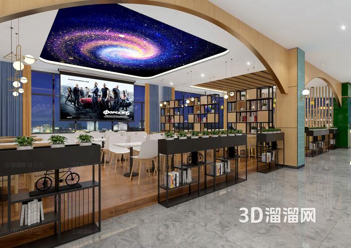 智慧食堂设计新趋势 3D模型如何重塑高校与企业餐饮空间